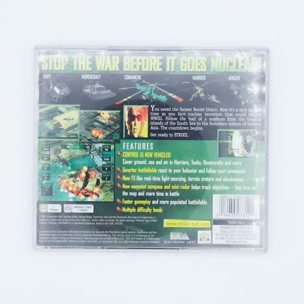 Playstation 1 Nuclear Strike (Tested)